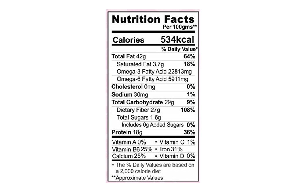 Agile Organic Flax Seeds    Pack  500 grams